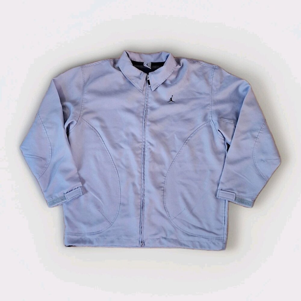 Nike Air Jordan Full Zip Jacket Light Grey/Blk RN 56323 CA 05553 Mens XL